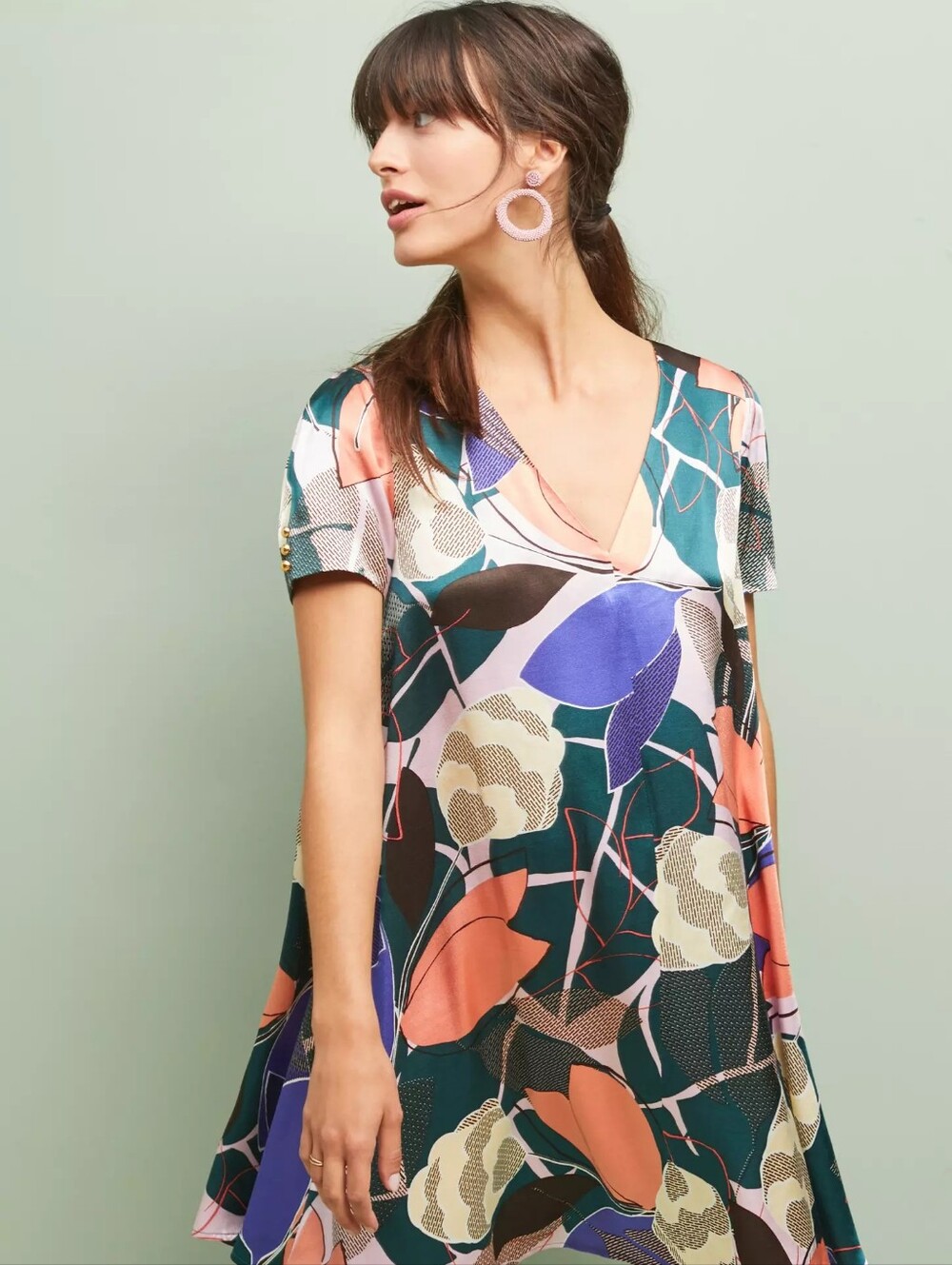 Corey Lynn Calter Geometric Tunic Dress | Anthropologie NEW - Picture 2 of 7